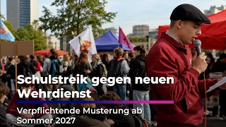 School strike against military conscription in Leipzig: Why students are protesting | Sachsen Fer...