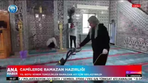 Camilerde Ramazan hazırlığı