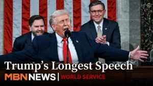Trump’s 108-Minute Address Showcases Economy Wins and Signals Tougher Tariffs Ahead