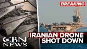 BREAKING: Iranian Drone Shot Down Nearing US Aircraft Carrier