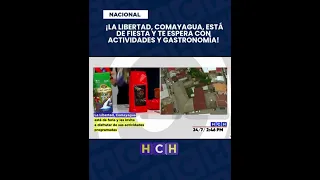La Libertad, Comayagua is celebrating its fair, and today its representatives visited HCH