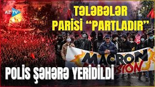 Tələbələr ayağa qalxdı, məktəblər blokadaya alındı - Fransada polis-vətəndaş qarşıdurması yaşanır