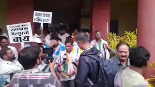 Goan Reporter ::: Congress Leaders AT GSUDA office in regard to Campal Football Ground issue