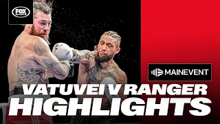 NAS Called Out After Round 1 KO 😤 Manu Vatuvei v Rene Range | Highlights | Fox Sports Australia