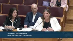 Ζ. Κωνσταντοπούλου (Πρόεδρος ΠΛΕΥΣΗΣ ΕΛΕΥΘΕΡΙΑΣ)(Επιτροπή μορφωτικών) (12/10/2026)