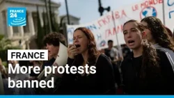 French authorities tighten restrictions and ban specific protests • FRANCE 24 English