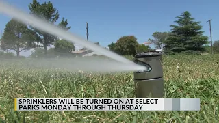 City of Albuquerque offers sprinkler playtime for kids at local parks