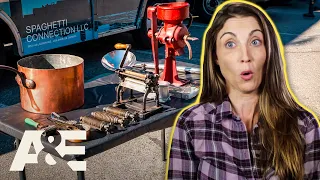 Mary Serves Pasta Using $640 Vintage Cooking Appliances! | Storage Wars | A&E