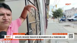 Chiclayo: iniciarán trabajos de mejoramiento en la transitabilidad