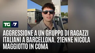 Assault on a group of Italian youths in Barcelona. 21-year-old Nicola Maggiotto in a coma