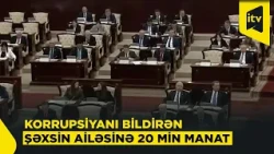 Korrupsiya barədə məlumat verənlərə pul mükafatı – kim nə qədər alacaq?