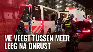 Politie bekogeld met vuurwerk na WK-verlies Marokko
