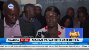 Moto wateketeza bweni la watoto Thika