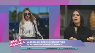 The Satin Blouse Becomes the New Must-Have Essential | En La Mañana