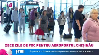 Începând de luni, fluxul de pasageri care va trece prin aeroportul Chișinău va crește considerabil