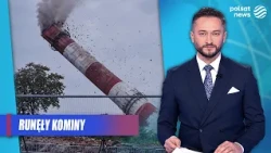 Spectacular demolition in Łódź. Giant chimneys collapsed in seconds