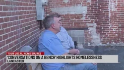 'Conversations on a Bench' raises awareness for homelessness
