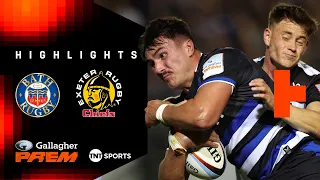 ENTERTAINING ENCOUNTER! 🍿 | Bath vs Exeter Chiefs | Gallagher PREM Rugby Highlights
