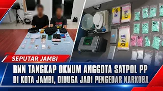 BNN ARRESTS JAMBI CITY PUBLIC ORDER OFFICER, SUSPECTED OF BEING A DRUG DEALER
