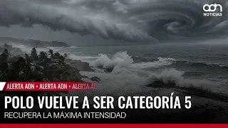🚨 Breaking News! Hurricane Polo regains maximum intensity and becomes a Category 5