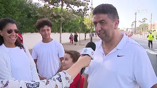 بطموح كبير وحماس لا يتوقف.. حجت الجماهير المغربية إلى ملعب الأمير مولاي الحسن بالرباط لمساندة لبؤات