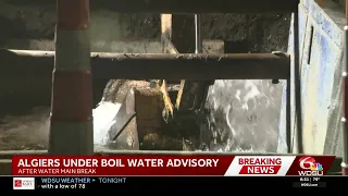 New Orleans Sewerage and Water Board issues boil water advisory for Algiers