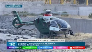 Carabineros especializados del GOPE O’Higgins, hallan cuerpo sin vida de la mujer adulta de 36 años