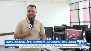 PARANAGUÁ EDUCATION INSTITUTE RECEIVES NEW COMPUTERS