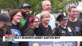 Street outside Hartford police headquarters renamed to honor Bobby Garten