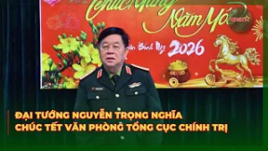 Đại Tướng Nguyễn Trọng Nghĩa Chúc Tết Văn Phòng Tổng Cục Chính Trị