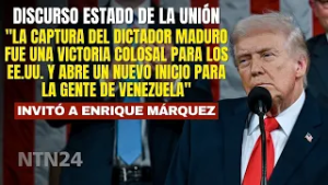 Discurso Estado de la Unión: "Captura de Maduro es una oportunidad para el pueblo de Venezuela"