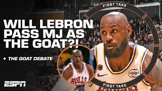 Charles Barkley says LeBron James SURPASSES MJ as the GOAT IF WHAT happens?! | First Take