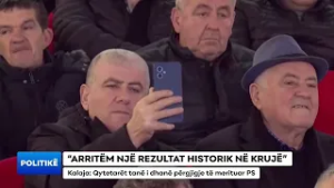 "ARRITËM NJË REZULTAT HISTORIK NË KRUJË/ " Kalaja: Qytetarët tanë i dhanë përgjigje të merituar PS