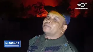 SUMSEL HARI INI -KEBAKARAN LAHAN SELUAS DUA HEKTARE DI BANYUASIN