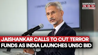S Jaishankar Demands Global Action On Terror Funding As India Launches UNSC Seat Bid