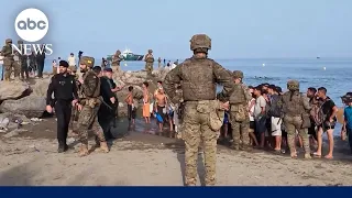 Migrants return to Morocco from Spanish border