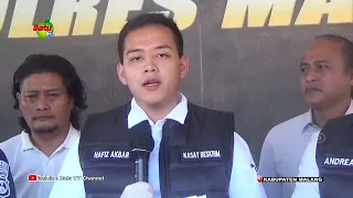 POLRES MALANG UNGKAP 20 KASUS CURAT, CURAS DAN CURANMOR