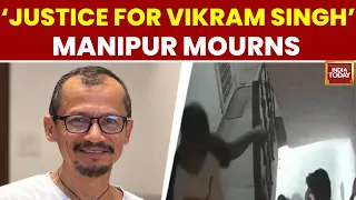 Manipur Candlelight Vigil For Chongtham Vikram Singh, Hundreds Gather In Imphal To Pay Tribute