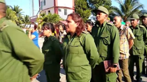 Región Militar #LasTunas recibe bandera de Proeza laboral
