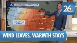 Pleasant October Warmth and Wind Changes Ahead