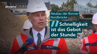 Bundesverkehrsminister Steffen Bilger (CDU) zum Neubau der Nordbrücke in Bonn | 18.09.26