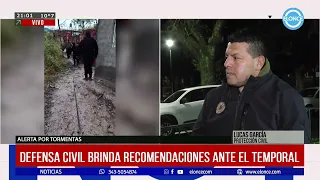 Protección civil brinda recomendaciones ante el temporal