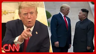 'Be quiet': Trump snaps at CNN over Kim Jong Un question