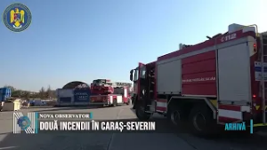 DOUĂ INCENDII ÎN CARAȘ-SEVERIN