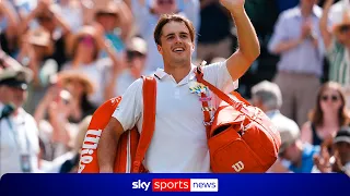 Reaction as Britain's Arthur Fery loses to Alexander Zverev in Wimbledon semi-finals
