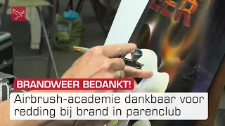 Academie gered van de vlammen: bedankje voor brandweer