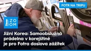 Samoobslužná prádelna v korejštině | Fotr na tripu Jižní Koreou