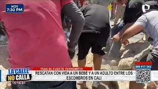 Earthquake in Colombia: Baby and adult rescued alive from the rubble in Cali