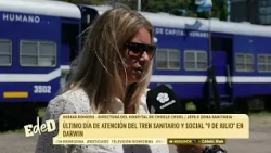 Last day of service for the "9 de Julio" Health and Social Train in Darwin