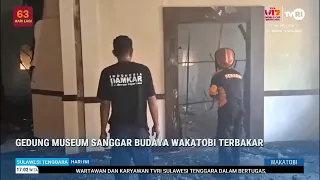 GEDUNG MUSEUM SANGGAR BUDAYA WAKATOBI TERBAKAR